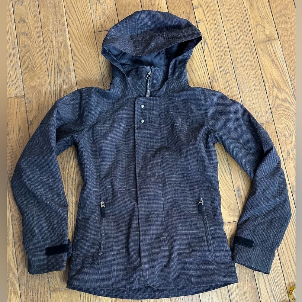 Burton - Women’s Charcoal Hooded Snowboard Ski  Coat Jacket - Size XS